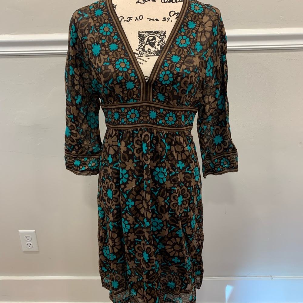 Trina Turk plunge neck dress